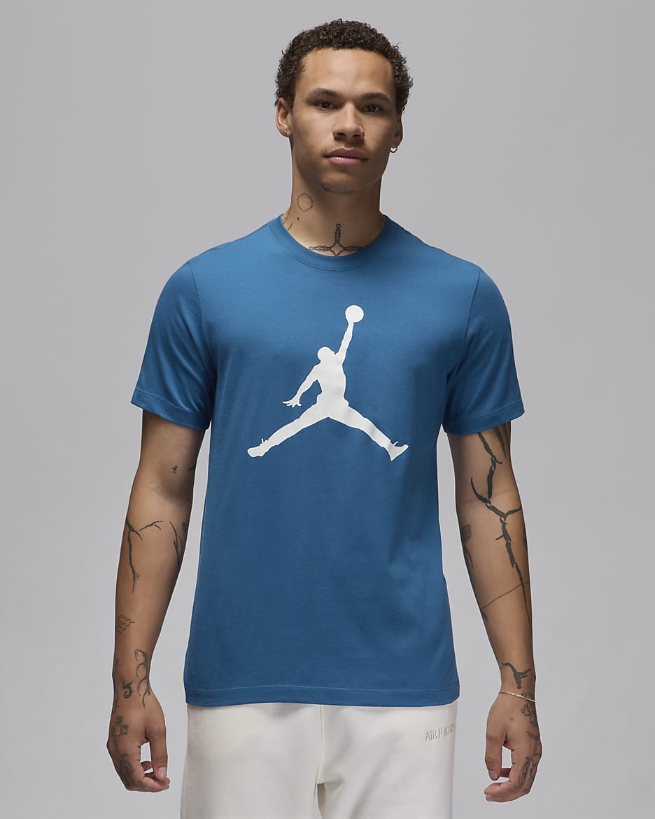 Blue jordans shirt hotsell